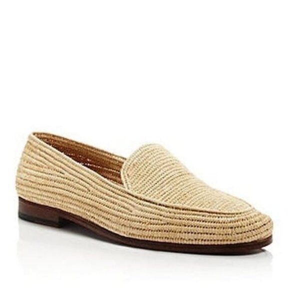 CASABLANCA1942 Mens Beppe Raffia Apron-Toe Loafers Various Sizes, Colors main image 2